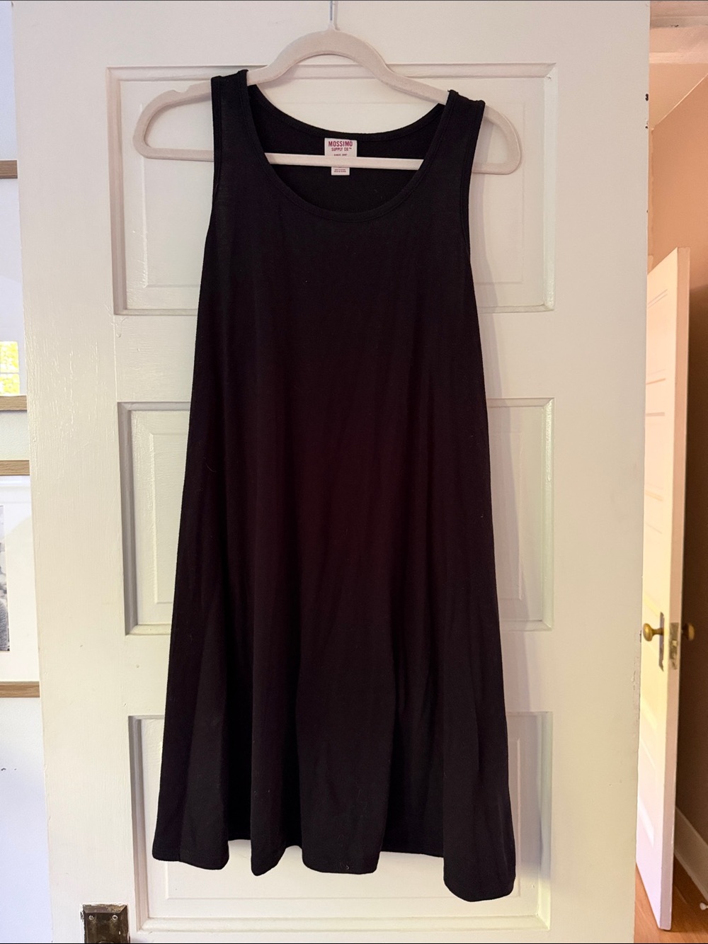 Mossimo Supply Co. Black Sleeveless Swing Dress